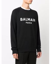 balmain sweatshirt black