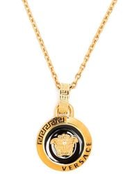 Versace - Gold Medusa Necklace - Lyst