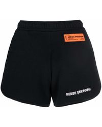 Heron Preston Gothic Logo jogging Shorts - Black