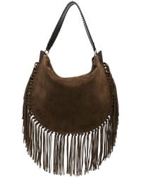 Isabel Marant - 'Oskan Hobo Soft' Suede Shoulder Bag - Lyst