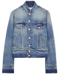 McQueen - Denim Jacket - Lyst