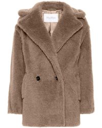 Max Mara - Espero Teddy Bear Icon Coat Short In Alpaca And Wool - Lyst
