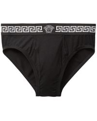Versace - Cotton-Jersey Briefs - Lyst