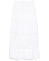 Isabel Marant - Gonna in voile di cotone - Lyst