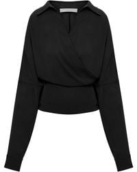Philosophy Di Lorenzo Serafini - Blusa Con Scollatura Profonda A V - Lyst