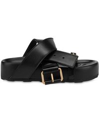 Moschino - Belted Sandals - Lyst