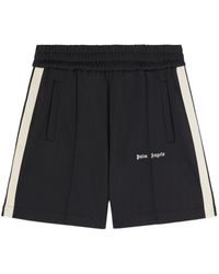 Palm Angels - Shorts Sportivi Con Stampa - Lyst