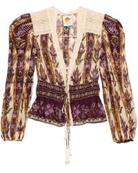 FARM Rio - Cotton Blouse - Lyst