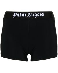 Palm Angels - Shorts Sportivi Con Stampa - Lyst