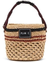 Plan C - Straw Bucket Bag - Lyst