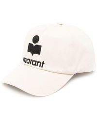 Isabel Marant Tyrony Logo-embroidered Baseball Cap - Natural