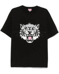 KENZO - Happy Tiger T-Shirt - Lyst