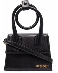 Jacquemus - Le Chiquito Noeud Medium Leather Top-handle Bag - Lyst