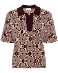 Dries Van Noten - Knitted Polo Shirt - Lyst