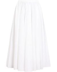 Patou - Midi Skirt With Elastic Waist - Lyst