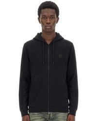 BOSS - Solid Hood Sweatshirt - Lyst