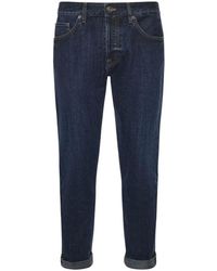 Dondup - Straight Mid Rise Jeans - Lyst