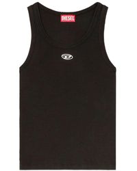 DIESEL - Anki Ribbed Cotton Tank Top - Lyst