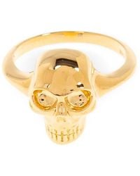 McQueen - Skull Ring - Lyst