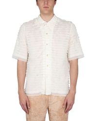 Séfr - Regular Textured Shirt - Lyst