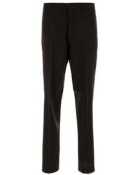 Prada - Dark Wool Pant - Lyst