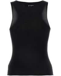GIMAGUAS Cala Tank Top in Black | Lyst