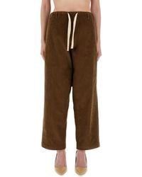Moschino - Corduroy Pants Cotton Trousers - Lyst