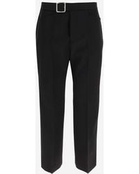Jil Sander - Wool Flared Pant - Lyst
