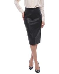 Stella McCartney - Solid Midi Skirt - Lyst