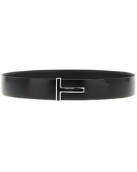 Tom Ford - Shiny Solid Belt - Lyst