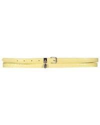 McQueen - Textured Buckle Belt - Lyst