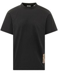 Burberry - Solid Crew Neck T-Shirt - Lyst
