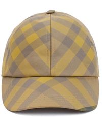 Burberry - Classic Check-Pattern Baseball Cap - Lyst
