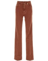 Chloé - Straight High Rise Jeans - Lyst