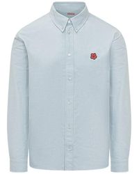 KENZO - Boke Flower Cotton Shirt - Lyst