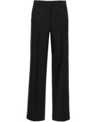 Cellar Door - Wool-Silk Straight-Leg Pants - Lyst