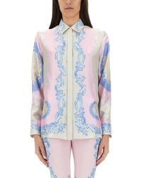 Versace - Regular Printed Shirt - Lyst