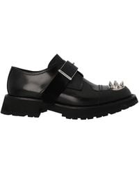 McQueen - Studded Derby Shoes - Lyst