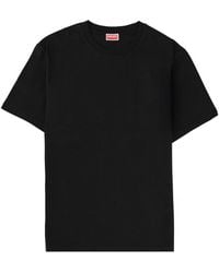 KENZO - Solid Crew Neck T-Shirt - Lyst