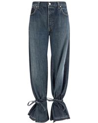 E.L.V. Denim - Straight High Rise Jeans - Lyst