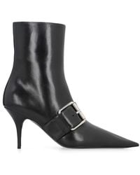 Balenciaga - Solid Pointed Toe Boots - Lyst