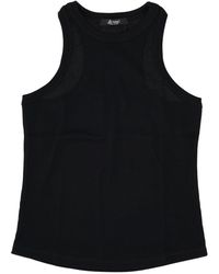 LA ROSE - Ribbed Cotton Tank Top - Lyst