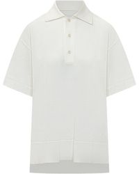 Ami Paris - Cut Sleeve Polo - Lyst