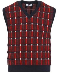 Jil Sander - Sleeveless Knitted Vest - Lyst