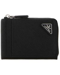 Prada - Minuteria Textured Wallet - Lyst
