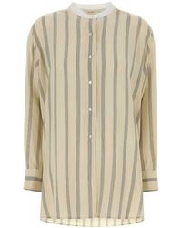 The Row - Relaxed Stripes Shirt - Lyst