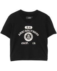 Amiri - Graphic Logo V Neck T-Shirt - Lyst