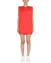 Department 5 - Logo Crew Neck Mini Dress - Lyst