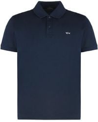 Paul & Shark - Solid Shirt Collar Polo - Lyst