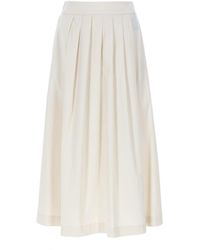PT Torino - Pleated Midi Skirt - Lyst